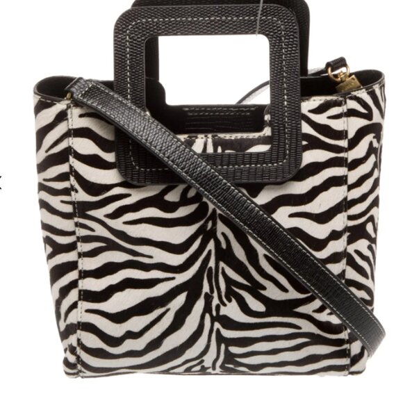 STAUD Shirley NEVER USED zebra print bag - Picture 1 of 4